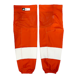 Nouveauté - Chaussette de hockey Adidas Pro Stock NHL - Flyers de Philadelphie - (Orange/Blanc)